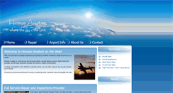 Desktop Screenshot of hinmanaviation.com